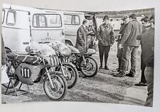 c1960s Real Photo Postcard Grand Prix Motorcycles Race RPPC picture