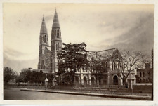 India, Calcutta, St James's Church Vintage Albumen Print.  Albumin Print picture