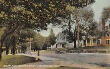 STAFFORD SPRINGS, CT ~ EAST MAIN STREET, HOMES, N. M. WHITON PUB ~ used 1911 picture