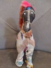 Vintage Hand Woven Horse Made In India 100% Cotton picture