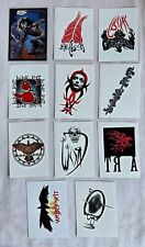 1997 The Crow City Of Angels Embossed Chase Card #4 With Set Of Crow Tattoos picture