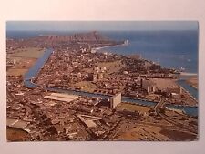 Aerial View Of Waikiki Ala Moana Shopping Center Vintage Postcard picture