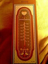 Vintage 1987 Elgin Habersham Country Collection Wall Decor Thermometer W-1287 picture