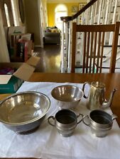 COLLECTIBLE VINTAGE 5 PIECE SILVER-PLATE LOT picture