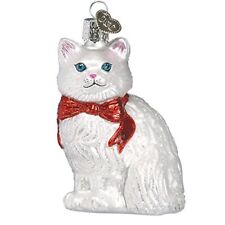 Old World Christmas Cat Lover Collection Glass Blown Ornaments for Christmas ... picture
