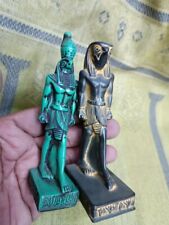 Rare Ancient Egyptian Antiques 2 Statue of God Horus  Egyptian Pharaonic BC picture