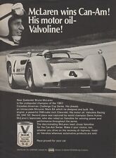 1968 Valvoline Racing Motor Oil - Can-Am Race Champion Bruce McLaren - Print Ad picture