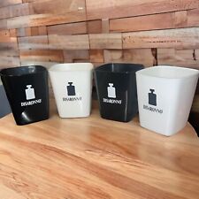 Disaronno Set of 4 black and white cocktail glasses picture