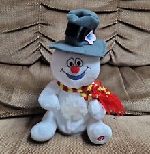 Rare 2011 Gemmy Animated Frosty The Snowman Light up Snowflake Rankin Bass picture