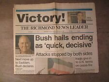 Historic February 28, 1991 Newspaper - IRAQ WAR VICTORY picture