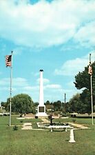 Postcard MD Salisbury War Memorial, Wicomico County Chrome Vintage PC a1170 picture