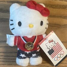 Hello Kitty x Team USA CUTE Plush TOKYO 2020 - GUND 4 inch w/tags Olympic GOLD picture