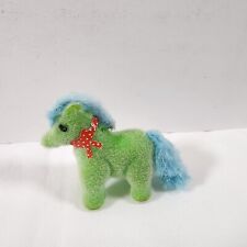 VTG Mini Flocked Horse by Small Town Treasures 1  1/4
