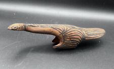 Vintage Australian Aboriginal Art Wood Carving Goanna Lizard Small picture