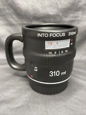Camera Lens Coffee Mug Into Focus by Bitten 3D Black Cup picture