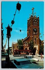 Historic Old Saint Marys California Street Grant Avenue Chinatown VNG Postcard picture
