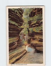 Postcard In Cool Depths of Cold Water Canyon Dells of the Wisconsin River USA picture