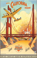 Disney's California Adventure Condor Flats Golden State Tours 11x17 Poster Print picture