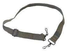 French MAT-49 Desert Tan Canvas Rifle Sling - Steel Buckle & Clips - Unissued picture