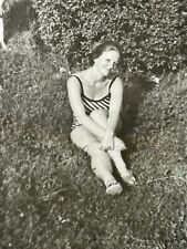 1970s Pretty Woman Bikini River Beach Portrait Photo picture