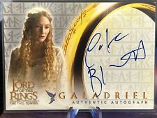 Lord of The Rings TWO TOWERS LOTR Cate Blanchett Galadriel Autograph Auto Card picture