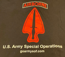 US ARMY SPECIAL OPERATION FORCES TEE SHIRT SZ MED picture