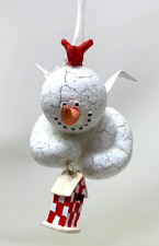 Christmas Ornament - Flying Snowman with Lantern - MINT picture