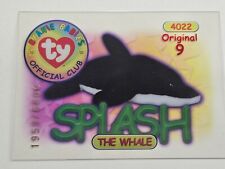 TY Beanie Baby Trading Card, Original 9, #7 Splash Red # 1959/6800 picture