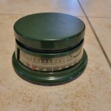 Vintage 5lb Salter Mechanical Kitchen Scale Green Plastic Round Base  picture