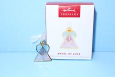 2024 Hallmark Keepsake ANGEL OF LOVE Miniature Metal Ornament BRAND NEW MINT picture