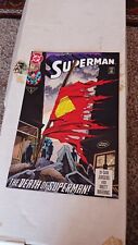 Superman #75 (DC Comics January 1993) The Death Of Superman Newsstand picture