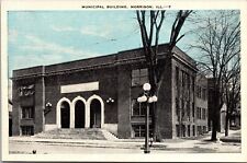 Morrison Illinois -Postcard - Municipal Building picture