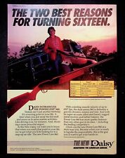 1984 Daisy Power Line 860 Rifle Airgun Kid With Pickup Truck Vintage Print Ad picture