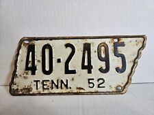 Vintage 1952 Tennessee License Plate - LOUDON COUNTY picture