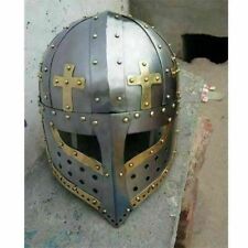Medieval spectacle Viking Armor Collectible 18 G Battle Brass designing helmet picture
