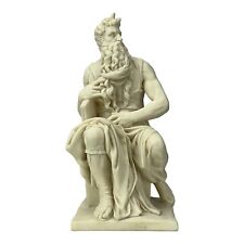 Moses Michelangelo Bonded Marble Polyresin Statue Sculpture 27 cm picture