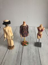 Set of 3 The Latest Thing Mini Mannequin Figures by Stacy Bayne UNBOXED picture