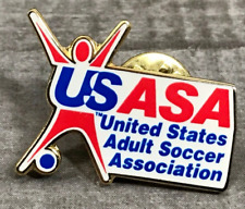 US ASA United States Adult Soccer Association Lapel Hat Jacket Backpack Bag Pin picture