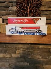 Vintage 1992 Exxon Gas Oil Toy Tanker Tractor Trailor NIB w/ Horn & Lights picture