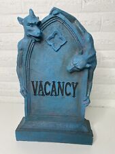 Halloween home decor Tombstone Vacancy 17in Heavy 3.8lbs Decoration picture