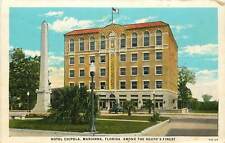 Florida, FL, Marianna, Hotel Chipola 1920's Postcard picture