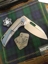 NEW EMP EDC MILLED NYMBLE X 3.5 V2 M390 TI STONEWASH HOLLOW GRIND, SKIFF + CASE picture