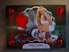 2019 Benchwarmer Hot For Teacher Quad Pearls Red Ashley Hobbs 1/1 picture