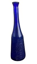 cobalt blue colored glass vase picture