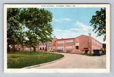 Jackson TN-Tennessee, High School, Vintage Postcard picture