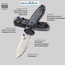 Benchmade Mini Boost S30V Steel Assisted Opening Folding Knife Folder 595 picture