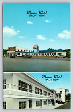 VTG Chrome Marvin Motel Multiview Cars Charleston West Virginia P647 picture