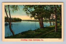 Oxford PA-Pennsylvania, Scenic General Greetings, Souvenir, Vintage Postcard picture