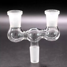 2023 Lab Glass Reclaim Ash Catcher 3 in 1 Glass Adapter 14mm Male to 14mm Female picture