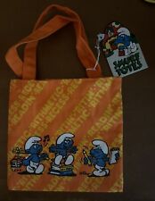 Smurf Tote Bag Small 5.25” X 5.25” picture